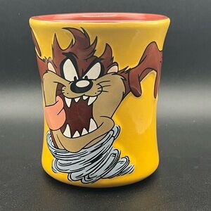 Looney Tunes Taz Tasmanian Devil Warner Bros Xpress 12oz Coffee Mug,Yellow/Brown